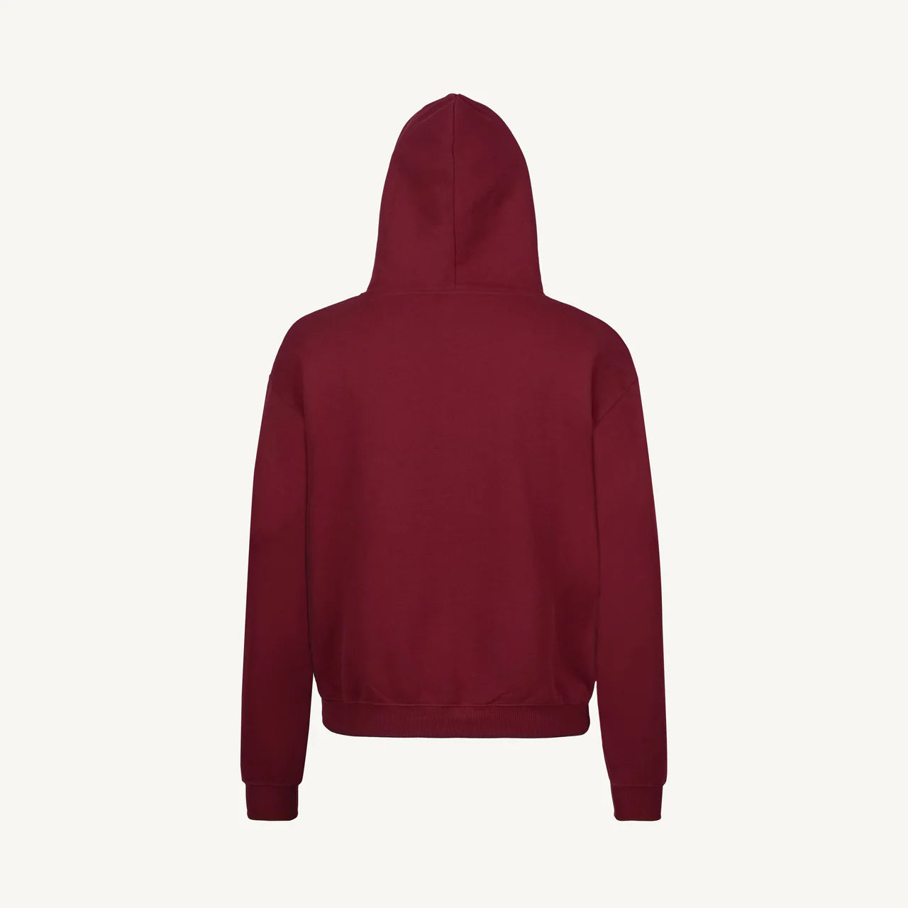 Sustainable Oversized Hoodie – Burgundy