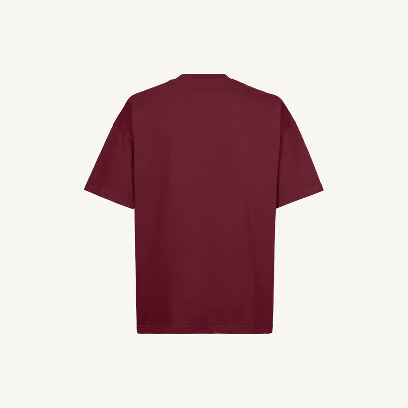 Sustainable Tee – Burgundy